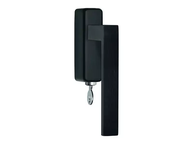 Draaikiep raamkruk Gunmetal PVD Afsluitbaar BSQ2-DKLOCK-O