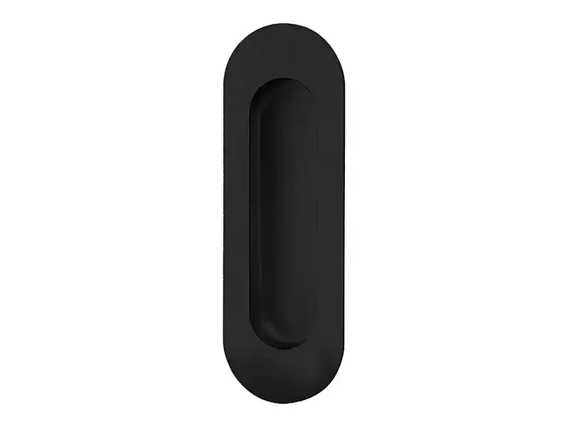 Schuifdeurkom Gunmetal PVD Ovaal 120x41mm – Formani Model LB41