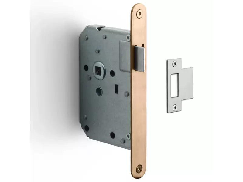 Insteek Loopslot Licht brons PVD LBLA-SFC doornmaat 50mm