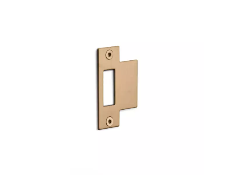 Sluitplaat Loopslot Licht brons PVD LBSP-SFC 24x70mm