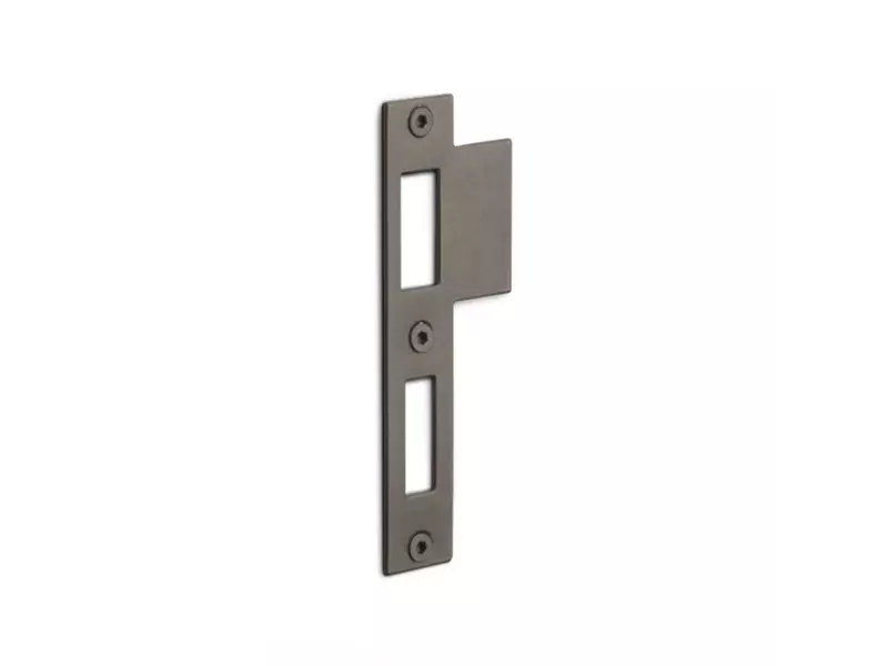 Sluitplaat Dag en nachtslot Brons rechthoekig 24x124mm