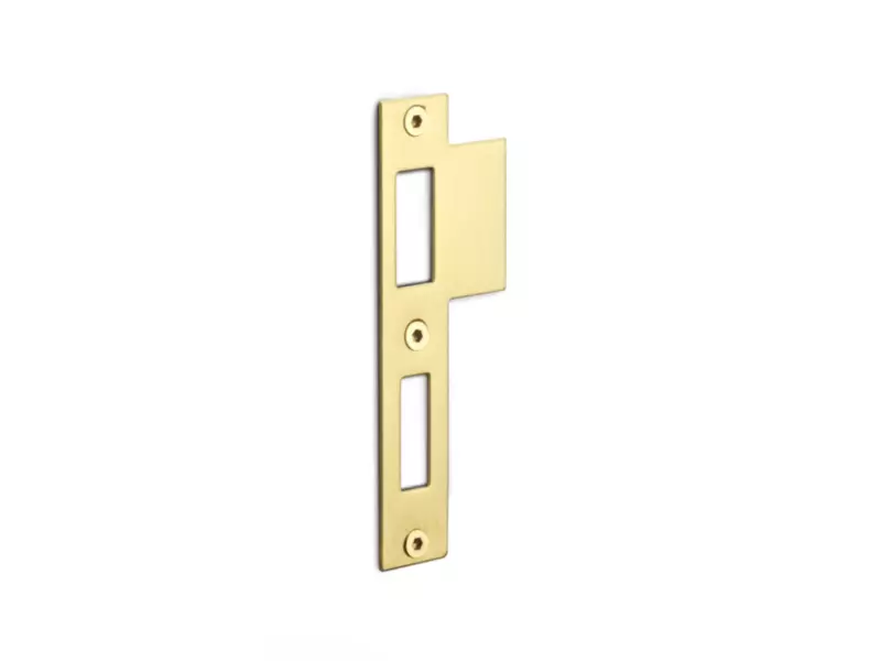Sluitplaat Dag en nachtslot Mat Goud PVD LBSP-NYW 24x124mm