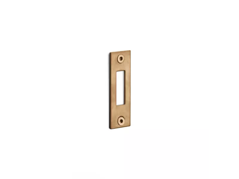 Sluitplaat Kastslot Licht brons PVD LBSPK 24x70mm