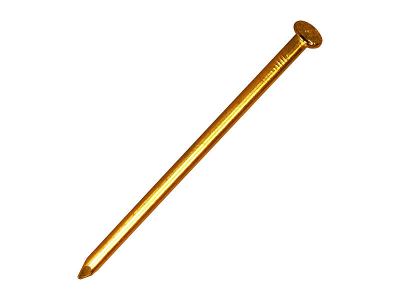 Nagel Messing Bombe kop 1.5 x 20 mm