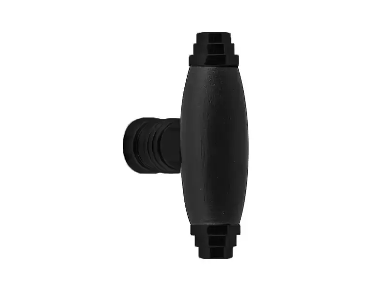 Meubelknop zwart en zwart ebben ovaal 58 mm – Formani Timeless 1934M