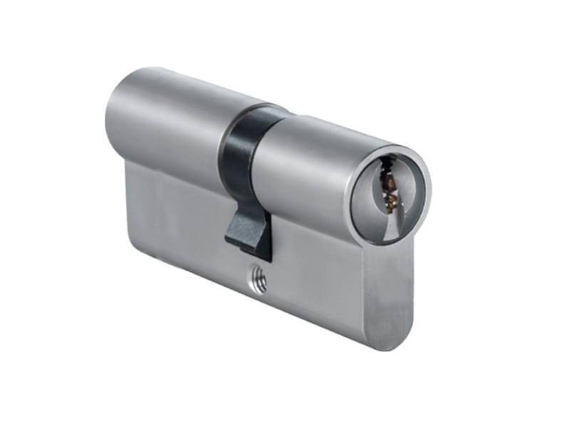 Profielcilinder dubbel Nikkel 30/40mm SKG2,  eenzijdig 10mm verlengd