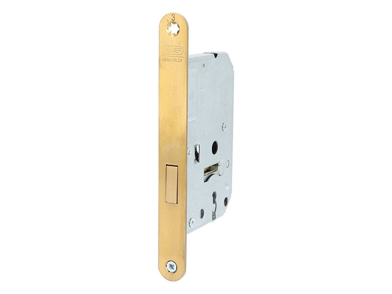 Nemef Insteek Kastslot klavier Messing 1256/5 Doornmaat 50mm, 1200 serie