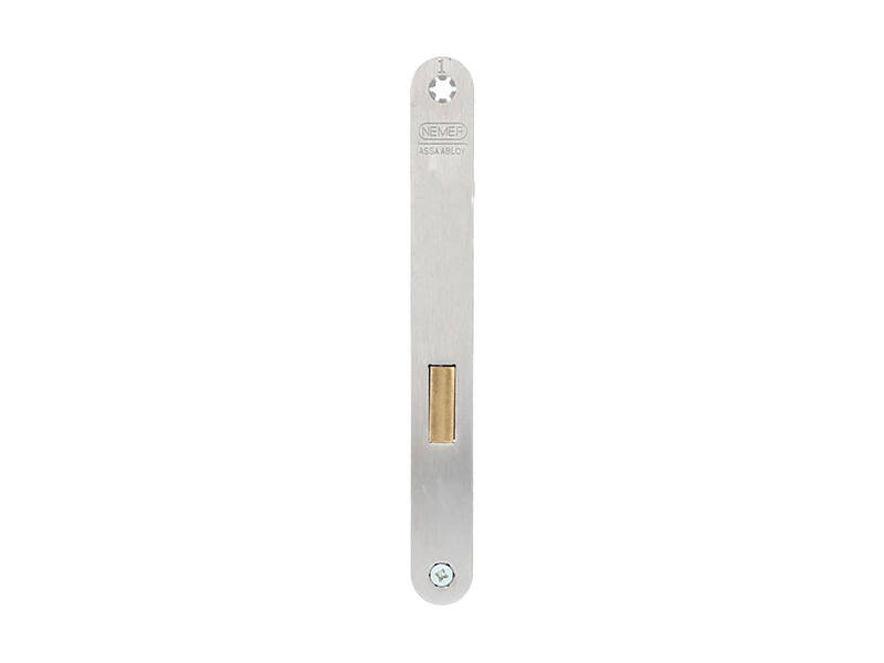 Nemef Insteek Kastslot klavier RVS 1256/17 Doornmaat 50mm, 1200 serie