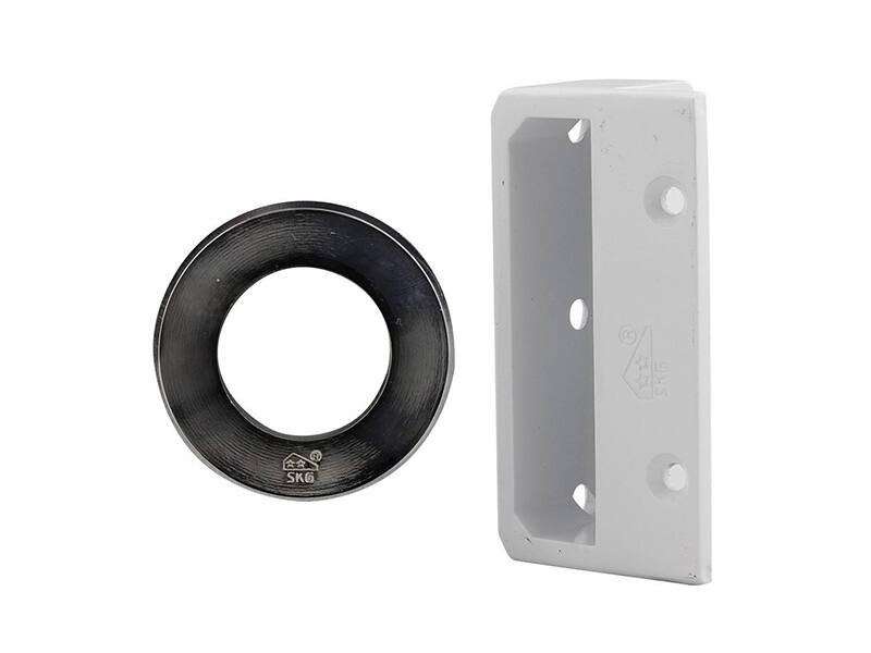 Oplegcilinderslot met vaste Nikkel cilinder SKG2 Din links Doornmaat 50mm DR1, inclusief 3 sleutels