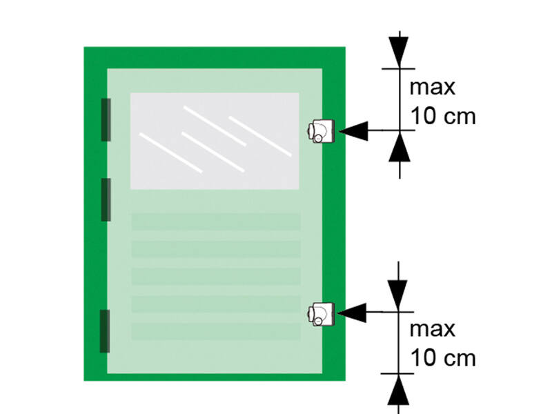 Veiligheidsoplegslot SKG1 AXA 3012-20-98 Wit, voor naar buitendraaiende ramen/deuren