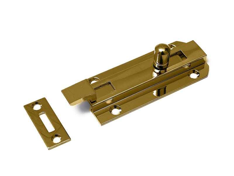 Profielschuif bocht 35x80 messing gepolijst