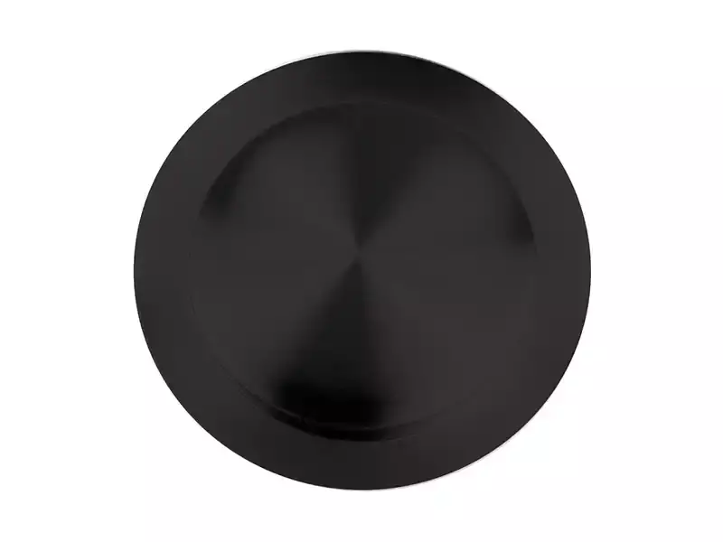 Schuifdeurkom Zwart mat PVD Rond 57mm – Formani Model LB57
