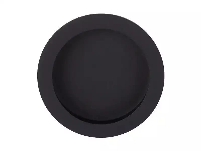 Schuifdeurkom Zwart Rond 57mm – Formani Model LB57