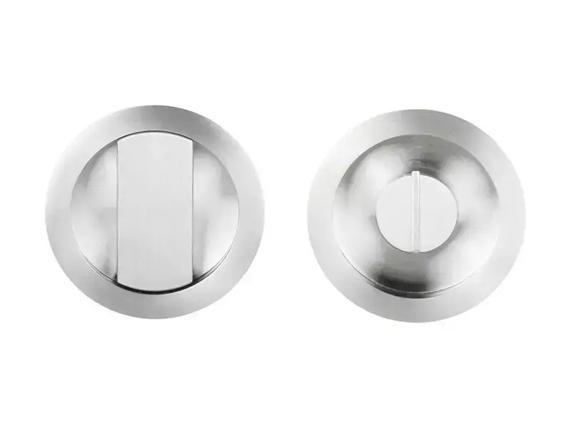 WC-sluiting RVS Rond 57 mm voor Schuifdeuren - Formani Basics LB57SL