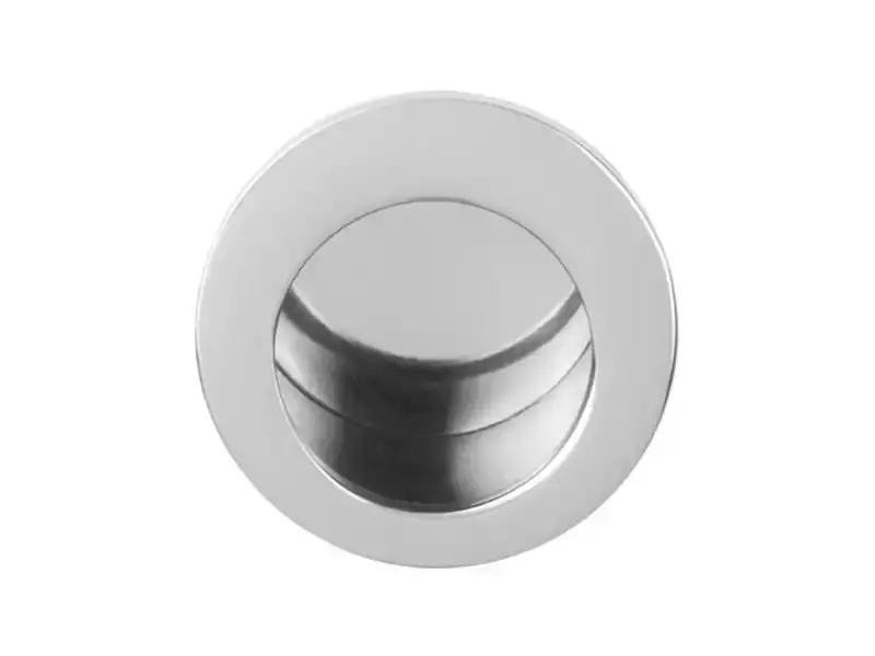Schuifdeurkom RVS Gepolijst Rond 30mm Fingertip – Formani Model LB29