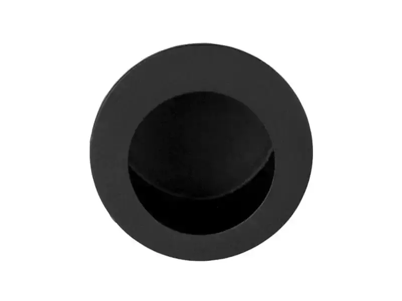 Schuifdeurkom Zwart Rond 30mm Fingertip – Formani Model LB29