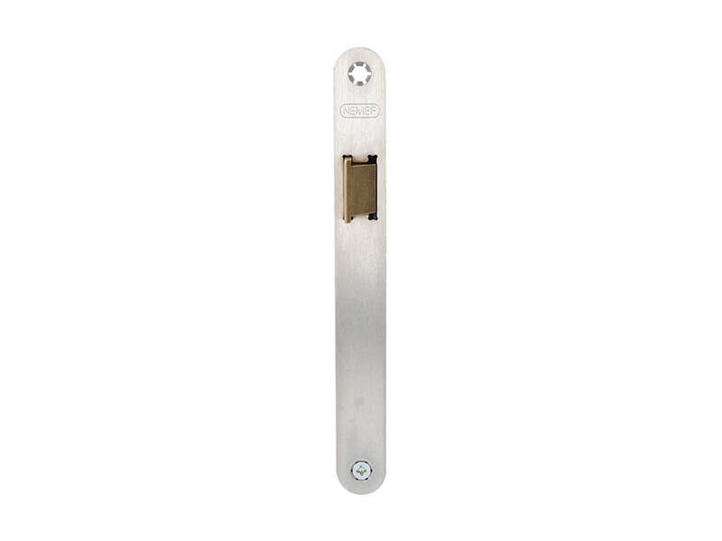 Nemef Insteek loopslot RVS 1255/17 zware contraveer Doornmaat 50mm. 1200 serie