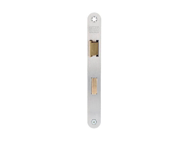 Nemef Insteek Wc-badkamerslot WC63 RVS 1264/17 zware contraveer Doornmaat 50mm, 1200 serie