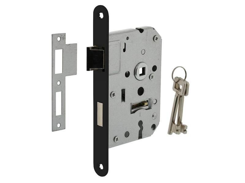 Intersteel Woningbouw klavier dag- en nachtslot zwart 55 mm, 1200 serie