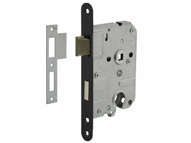 Intersteel Woningbouw cilinder dag- en nachtslot zwart 55 mm