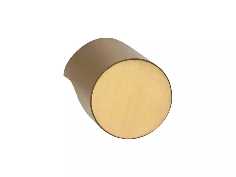 Meubelknop Mat goud PVD Formani Gensler Rivio GL24M - Rond 24mm