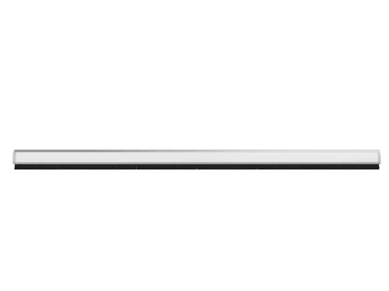 Deurtochtstrip Deco, Aluminium met witte inlay
