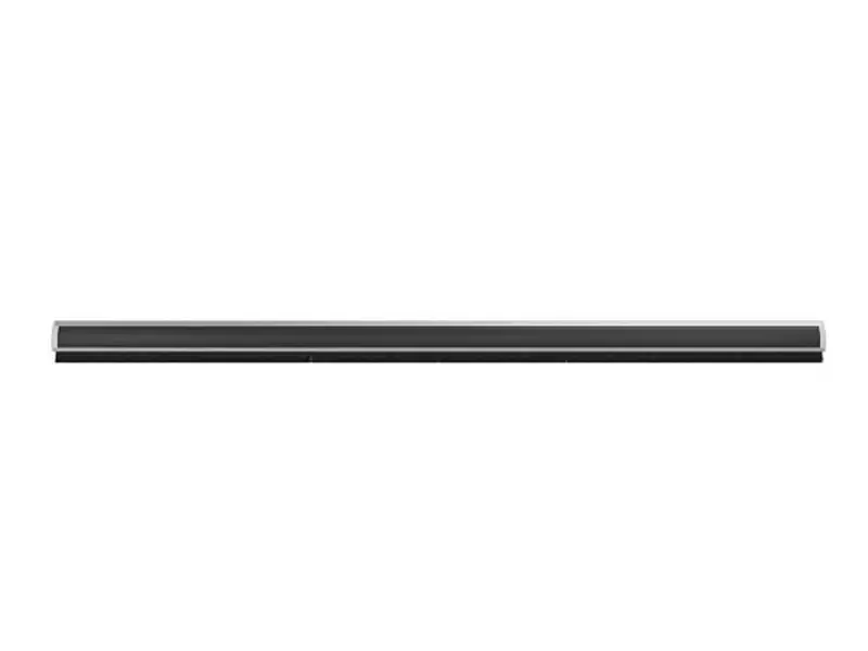 Deurtochtstrip Deco, Aluminium met zwarte inlay