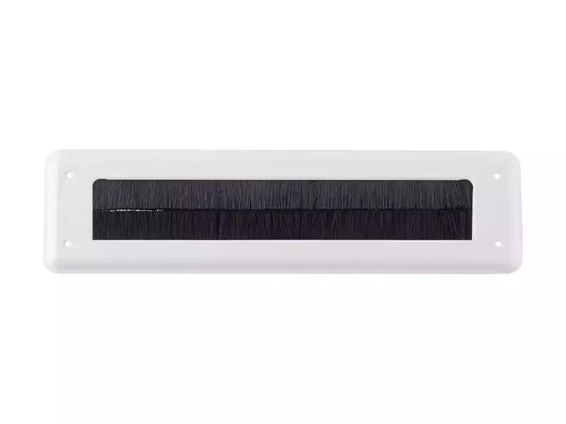 Tochtborstel Wit RAL9016 Classic 86 x 345mm