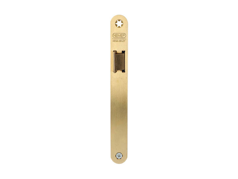 Nemef Insteek loopslot Messing 1255/5 Doornmaat 50mm. 1200 serie