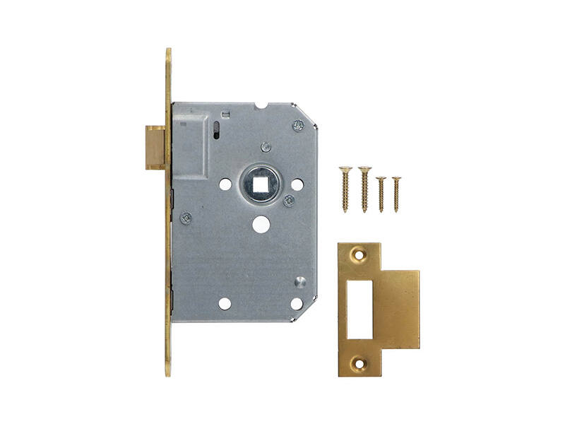 Nemef Insteek loopslot Messing 1255/5 Doornmaat 50mm. 1200 serie