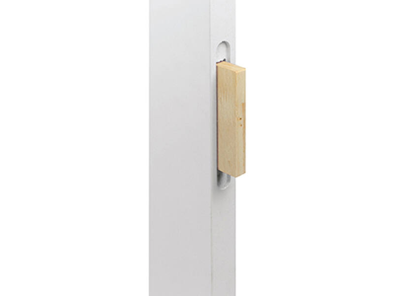 Lockblock houten opvulblok voor slotgaten, geschikt voor 1200/1300-serie sloten.