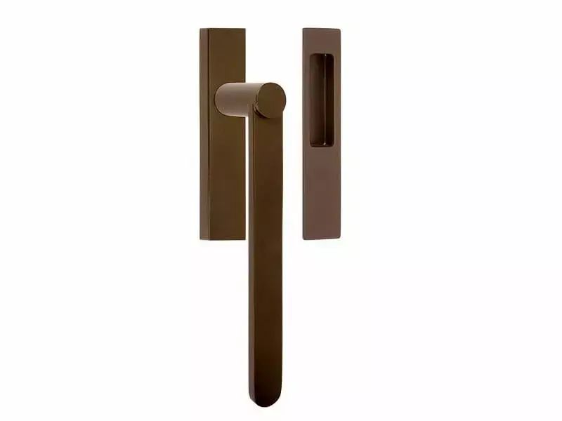 Hefschuifdeurbeslag Brons Bertram Beerbaum Tense BB231 Incl. komgreep blind