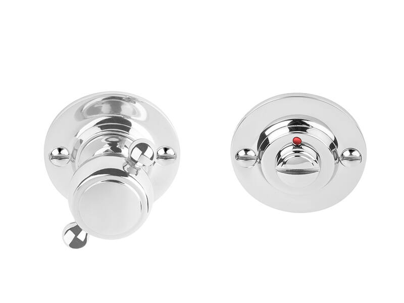 WC-garnituur RVS gepolijst Bosco Lazaro Rosa LZWC50 rood/wit 50mm