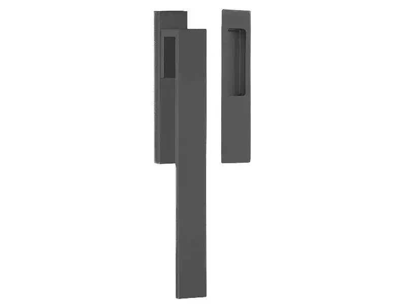 Hefschuifdeurbeslag Zwart Ribbon Bob Manders BM230 blind