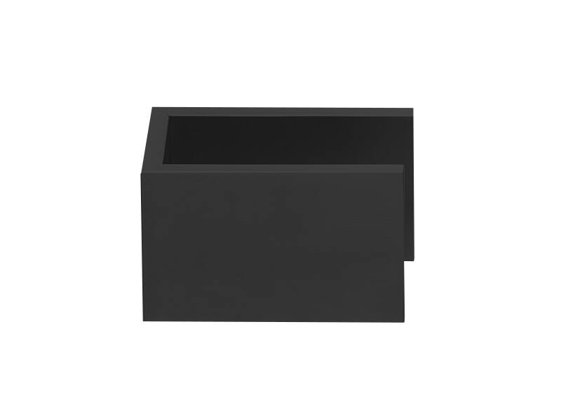 Voordeurknop Zwart Ribbon Bob Manders BM200V 60x100mm