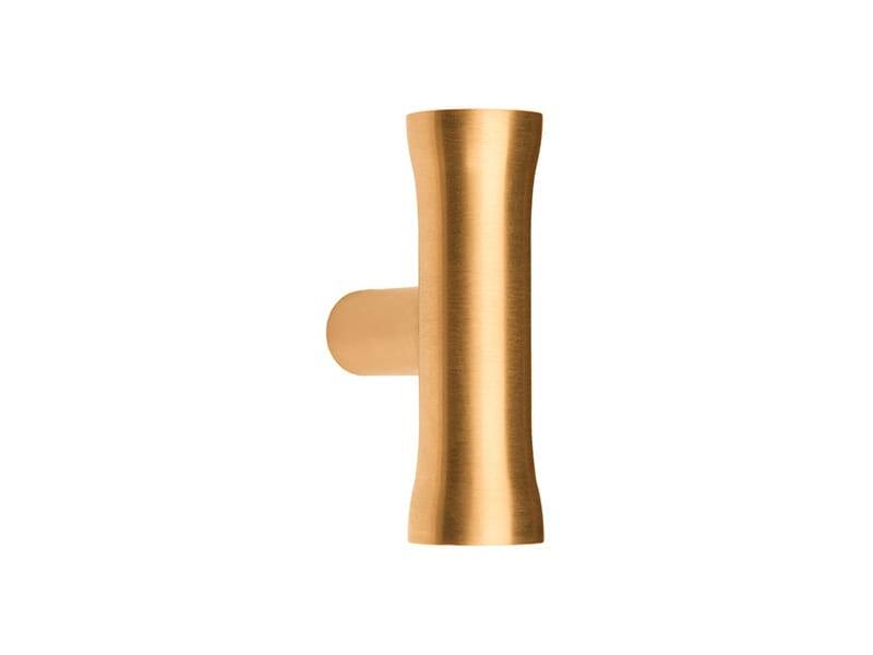 Meubelknop Mat goud PVD Nour Edward van Vliet EV9 T-model 12x45mm