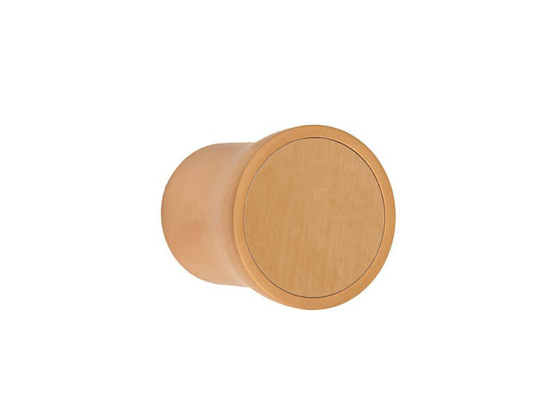 Meubelknop Mat goud PVD Nour Edward van Vliet EV25 geen logo Rond 25mm