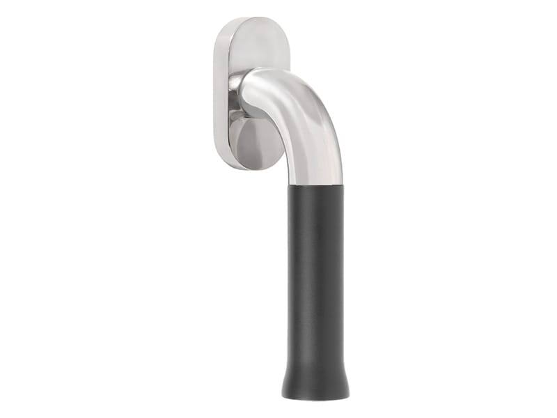Draaikiep raamkruk RVS gepolijst/zwart Nour EV101 Edward van Vliet 150mm