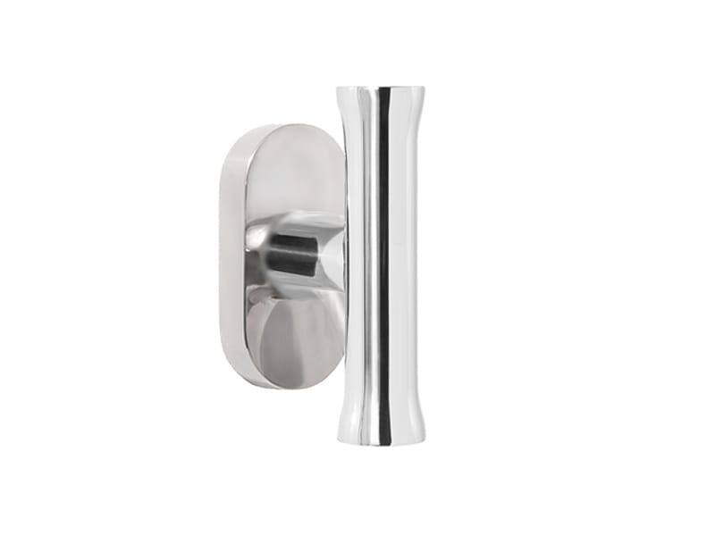 Draaikiep raamkruk RVS gepolijst Nour EV102 T-model Edward van Vliet 90mm. Geen logo