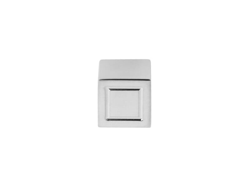 Meubelknop RVS gepolijst Square Jan des Bouvrie JB20M 20x20mm