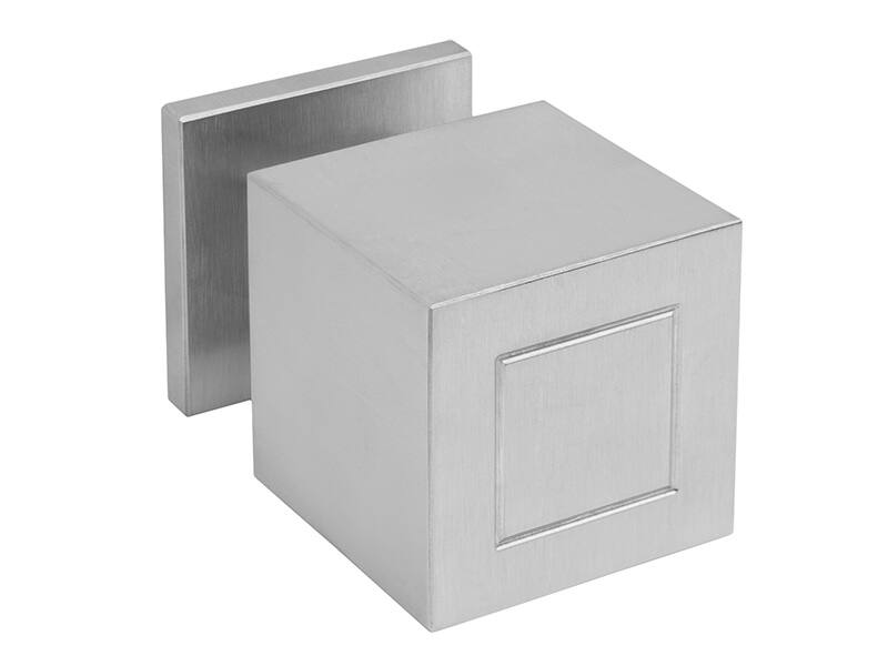 Voordeurknop RVS Square Jan des Bouvrie JB200V Vast op rozet