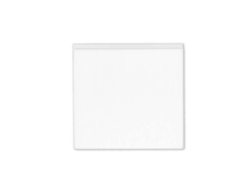 Blindrozet Wit Square LSQB50 50mm