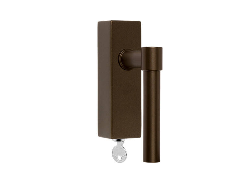 Draaikiep raamkruk Brons One Piet Boon PBL15-DKLOCK Afsluitbaar 124mm