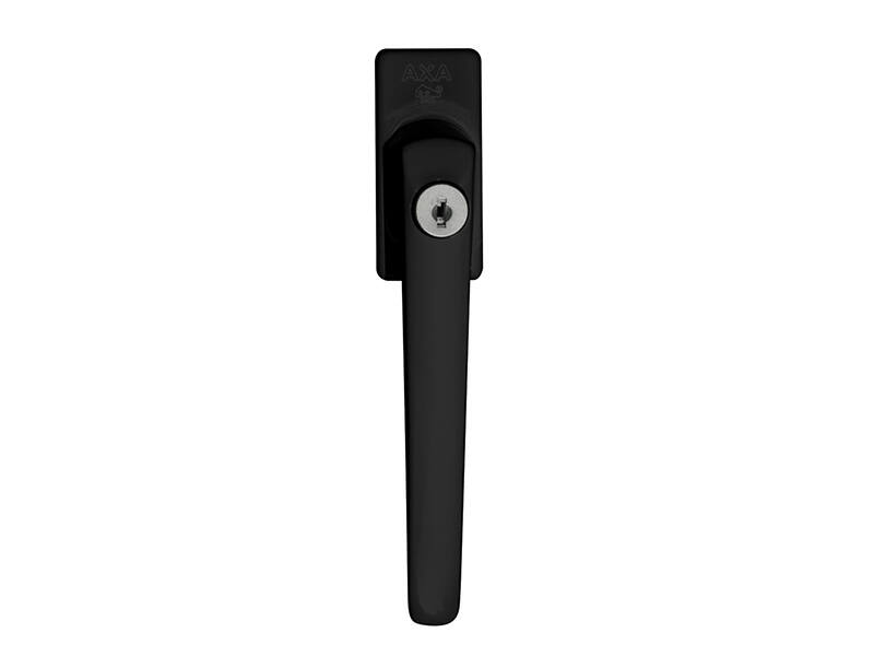 Draaikiep raamkruk Zwart AXA L 3350 afsluitbaar SKG2 158mm