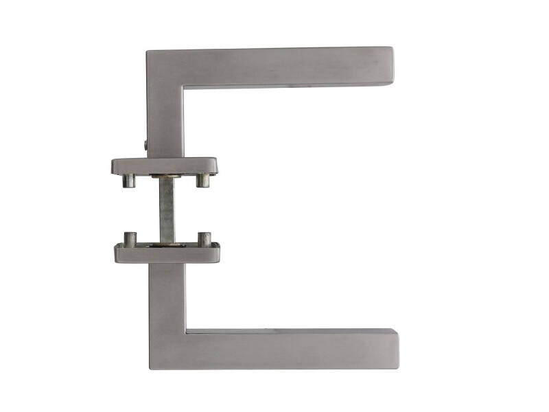 Intersteel Deurkruk RVS Vierkant op vierkante rozet 53x53x8mm