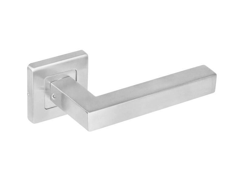 Intersteel Deurkruk RVS Vierkant op vierkante rozet 53x53x8mm