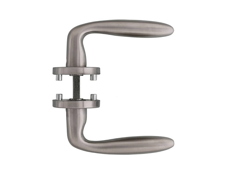Intersteel Deurkruk RVS Jupiter op ronde rozet