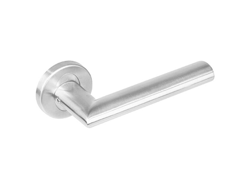Intersteel Deurkruk RVS Girona op ronde rozet 53x8mm