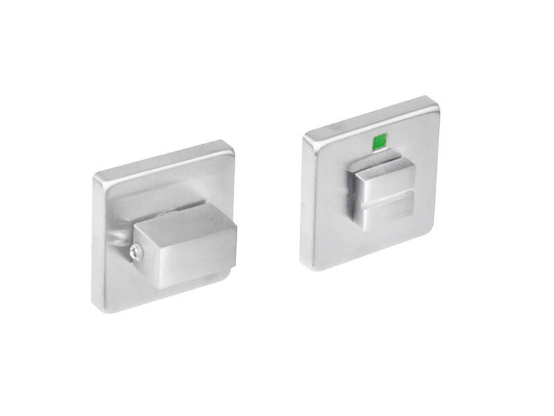 Intersteel WC-garnituur RVS vierkant verdekt 53x53x8mm
