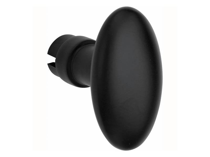 Knopkruk Zwart Ovaal 60x33mm